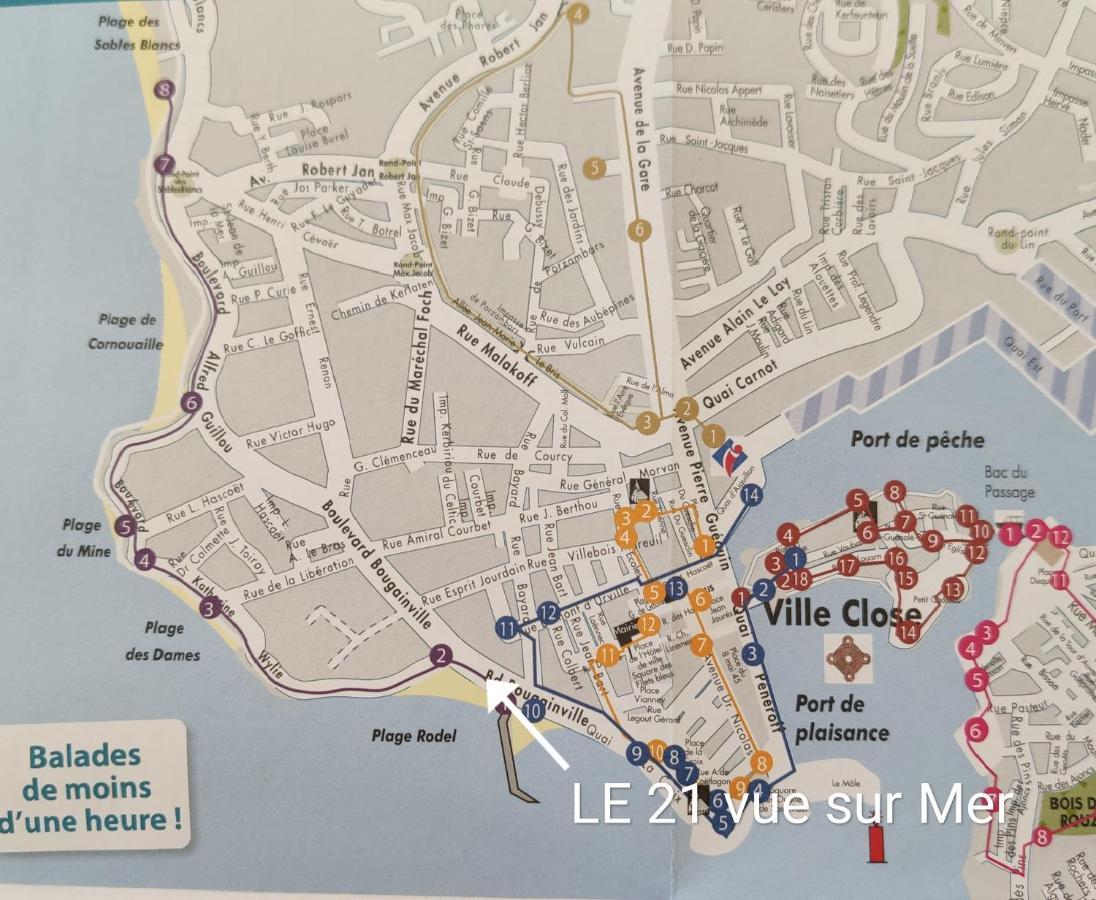 Le 21 Vue Sur Mer Конкарно Екстер'єр фото